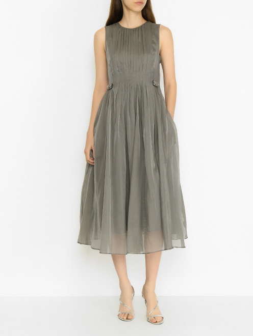 Платье из смесового шелка Max Mara - МодельВерхНиз