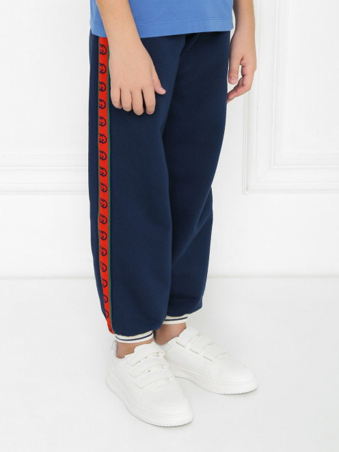 Трикотажные брюки на резинке Gucci - МодельВерхНиз