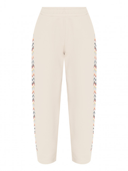 Брюки из трикотажа с контрастными вставками Missoni - Общий вид