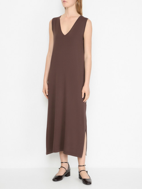 Трикотажное платье-миди Weekend Max Mara - МодельВерхНиз