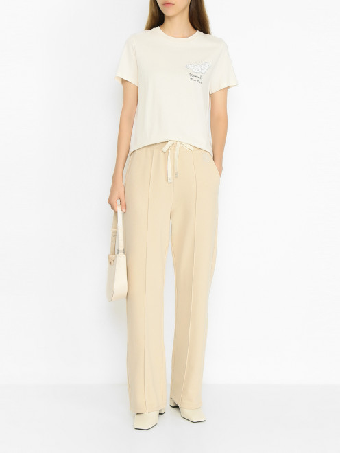 Трикотажные брюки со стрелками Weekend Max Mara - МодельОбщийВид