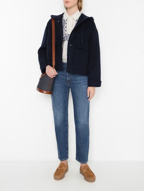 Лоферы из кожи на платформе Weekend Max Mara - МодельОбщийВид