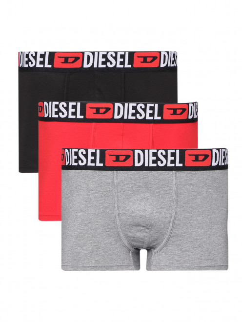 Набор трусов из хлопка с логотипом Diesel - Общий вид