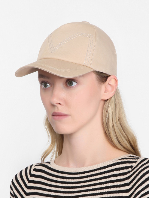 Бейсболка с вышивкой Max Mara - МодельОбщийВид