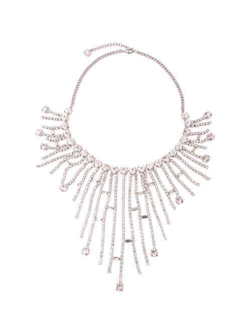 Ожерелье на цепочке инкрустированное стразами Marina Rinaldi - Общий вид