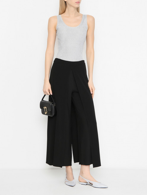 Эластичные брюки с разрезами Max Mara - МодельОбщийВид
