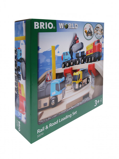 Ж/д набор с автодорогой и переездом BRIO - Обтравка1