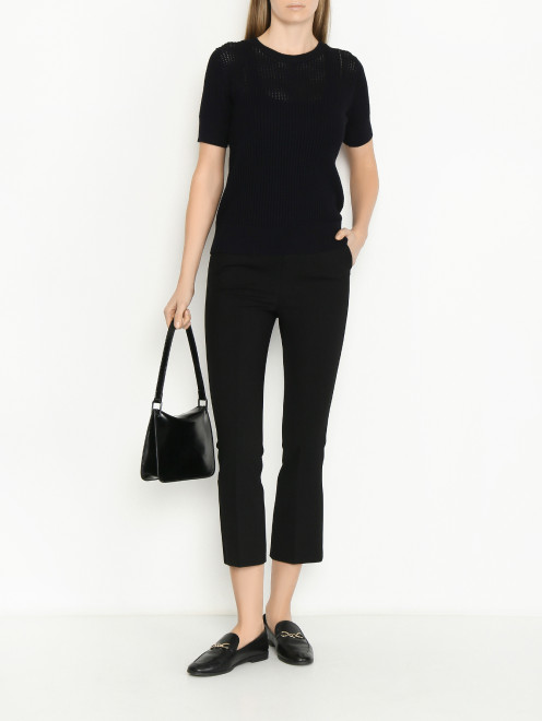 Брюки однотонные со стрелками Max Mara - МодельОбщийВид