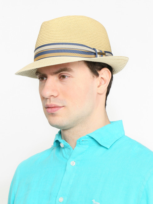 Шляпа с контрастной лентой Stetson - МодельОбщийВид