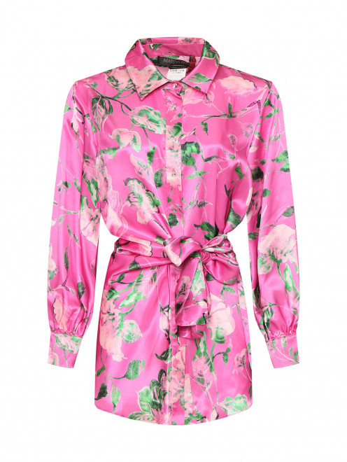 Блуза из шелка с узором Marina Rinaldi - Общий вид