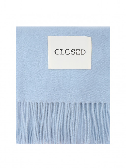 Шерстяной шарф с бахромой CLOSED - Общий вид