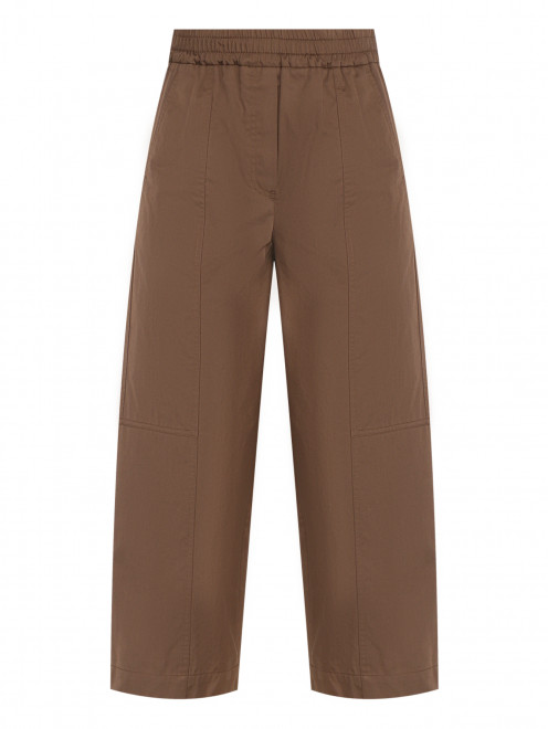 Брюки из хлопка с карманами Weekend Max Mara - Общий вид