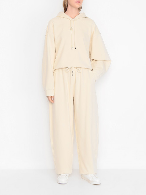 Спортивные брюки из хлопка Sportmax - МодельОбщийВид