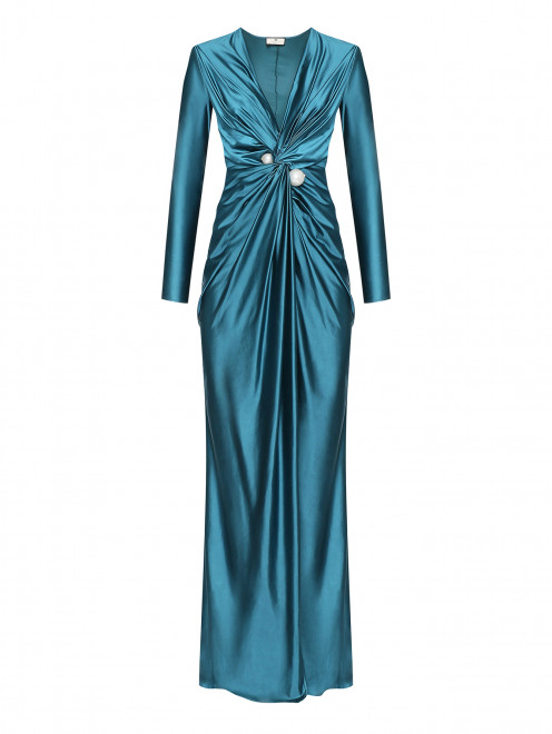 Вечернее платье-макси с разрезом Elisabetta Franchi - Общий вид