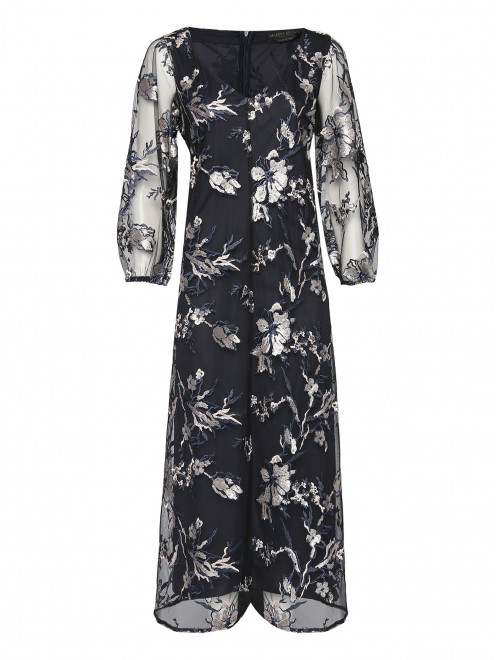 Платье с вышивкой декорированное пайетками Marina Rinaldi - Общий вид