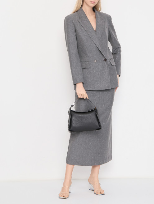 Сумка из крупнозернистой кожи Gianni Chiarini - МодельОбщийВид