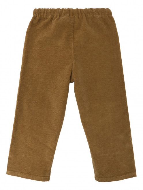 Вельветовые брюки на резинке Per Te - Обтравка1