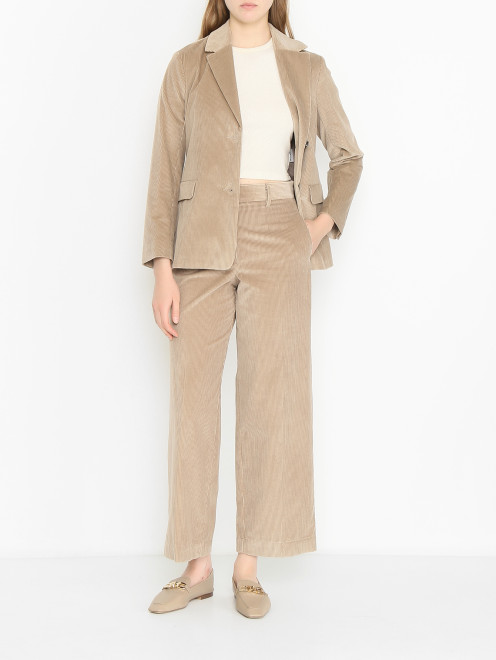 Брюки из вельвета Max Mara - МодельОбщийВид