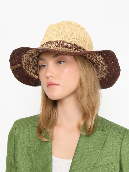 Плетеная шляпа со средними полями Weekend Max Mara - МодельОбщийВид