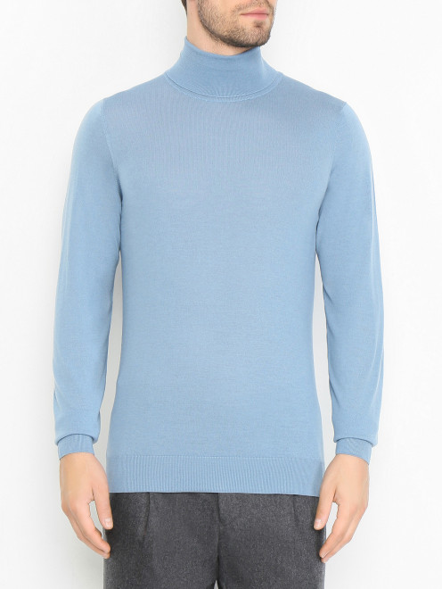 Водолазка из шерсти мелкой вязки Piacenza Cashmere 1733 - МодельВерхНиз