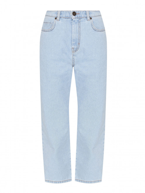 Укороченные джинсы из хлопка Weekend Max Mara - Общий вид
