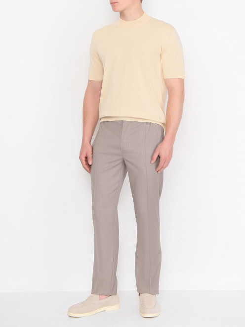 Брюки из шерсти со стрелками Doriani Cashmere - МодельОбщийВид