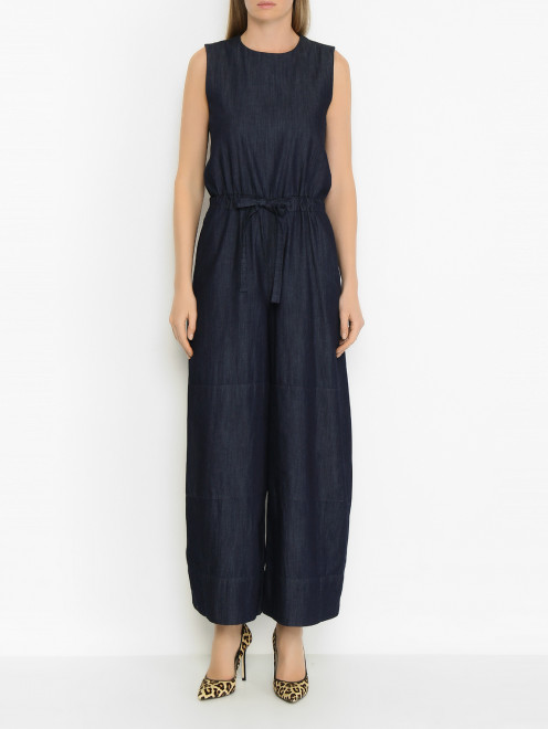 Джинсовый комбинезон на кулиске Max Mara - МодельВерхНиз
