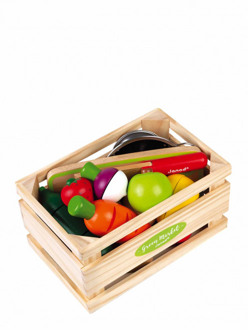 Набор фруктов и овощей в ящике Janod - Общий вид