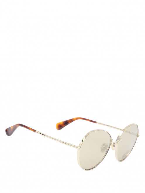 Солнцезащитные очки в металлической оправе Max Mara - Общий вид