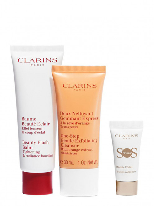 Набор в косметичке Radiance Care Experts, 50+30+10 мл Clarins - Общий вид