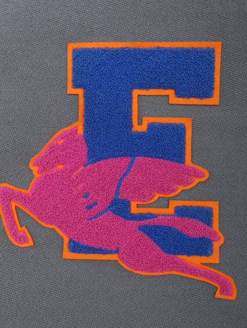 Плед из шерсти и хлопка с логотипом Etro - Деталь