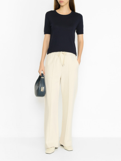 Трикотажные брюки со стрелками Weekend Max Mara - МодельОбщийВид