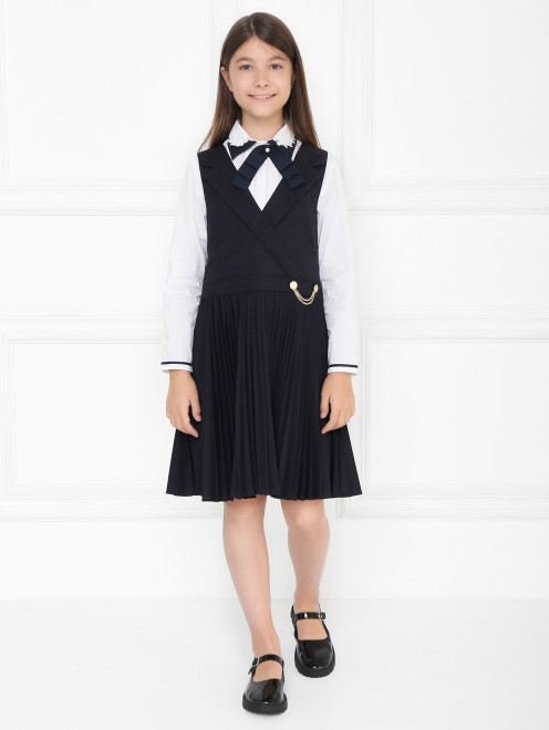 Платье-сарафан с юбкой-гофре Aletta Couture - МодельОбщийВид