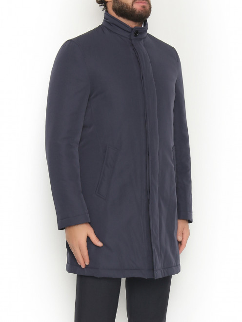 Куртка на пуговицах с карманами LARDINI - МодельВерхНиз