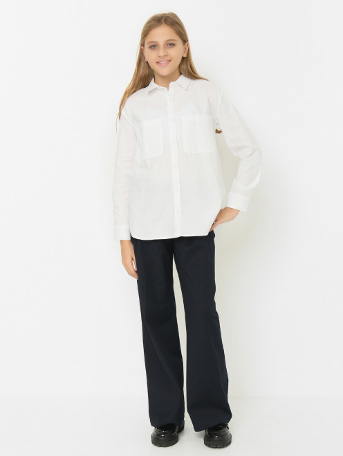 Блуза с накладными карманами Ella B - МодельОбщийВид