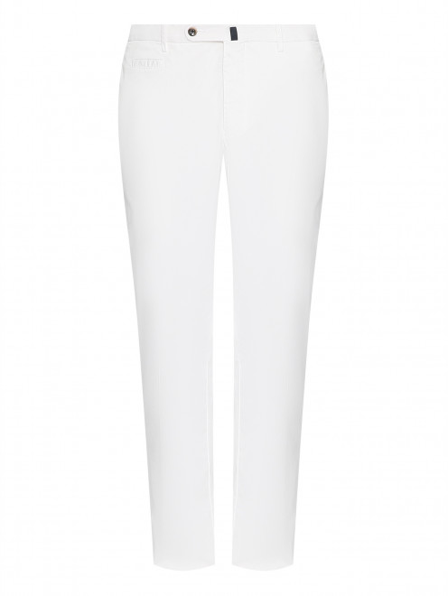 Брюки однотонные из хлопка Doriani Cashmere - Общий вид