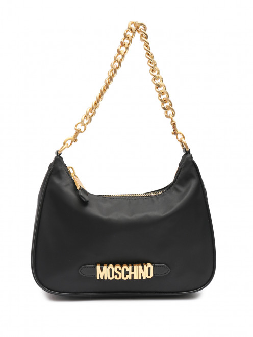Нейлоновая сумка на ремне и цепочке Moschino - Общий вид