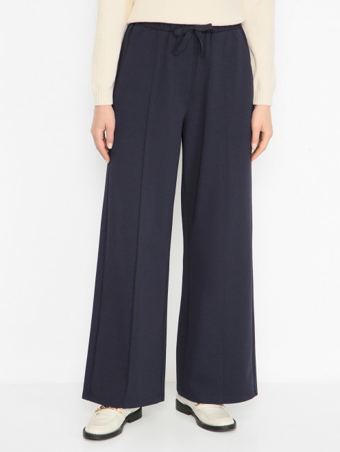 Трикотажные брюки на резинке Weekend Max Mara - МодельВерхНиз
