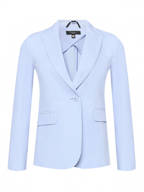 Однобортный жакет из смешанного льна Weekend Max Mara - Общий вид