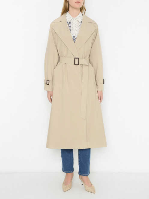 Базовый тренч с карманами Weekend Max Mara - МодельВерхНиз
