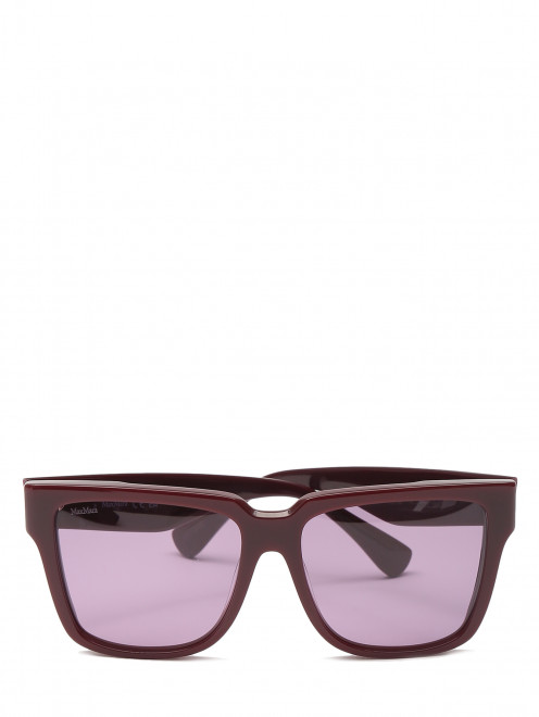 Солнцезащитные очки прямоугольной формы Max Mara - Общий вид