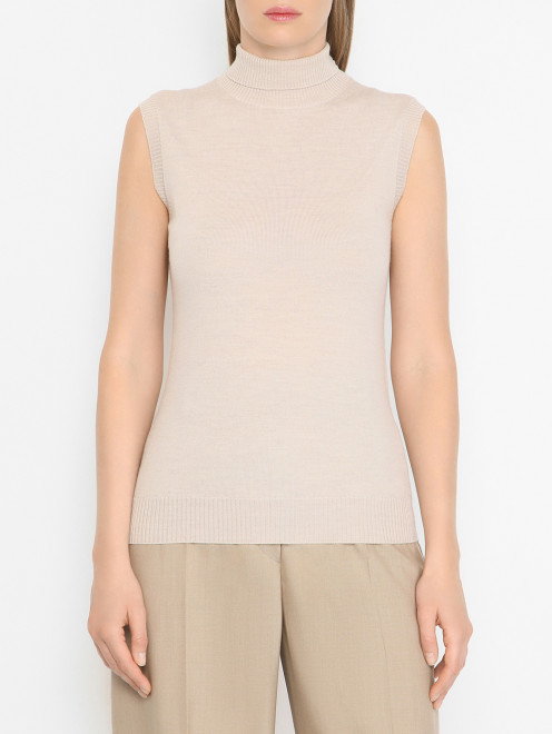 Трикотажный топ из шерсти Sportmax - МодельВерхНиз