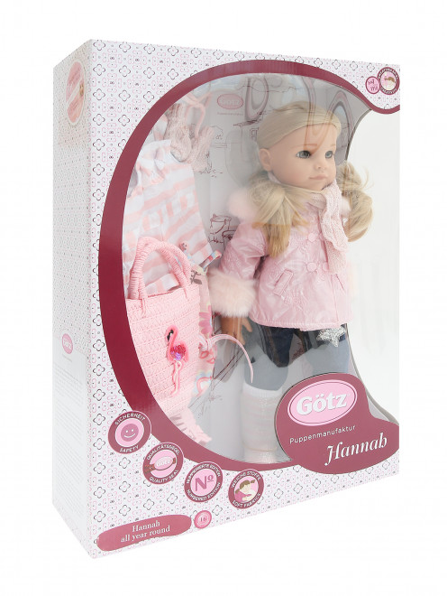 Кукла Ханна с набором всесезонной одежды Gotz - Обтравка1