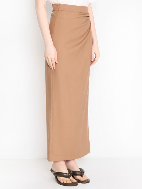Юбка-миди с декоративным вырезом Max Mara - МодельВерхНиз