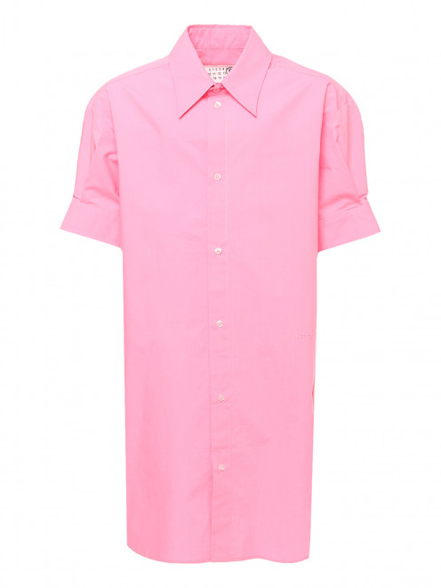 Платье-рубашка с коротким рукавом MM6 - Общий вид