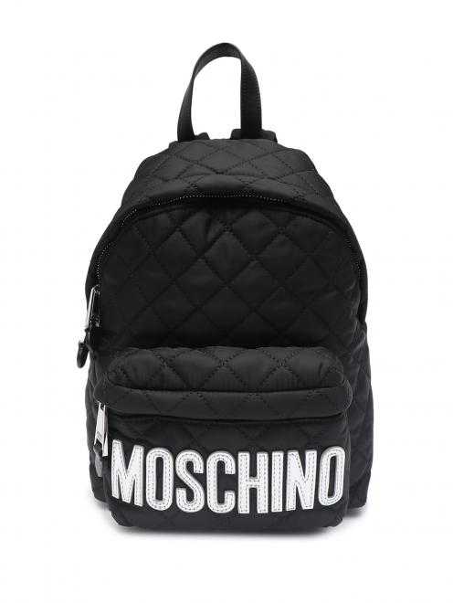 Рюкзак из текстиля с логотипом Moschino - Общий вид