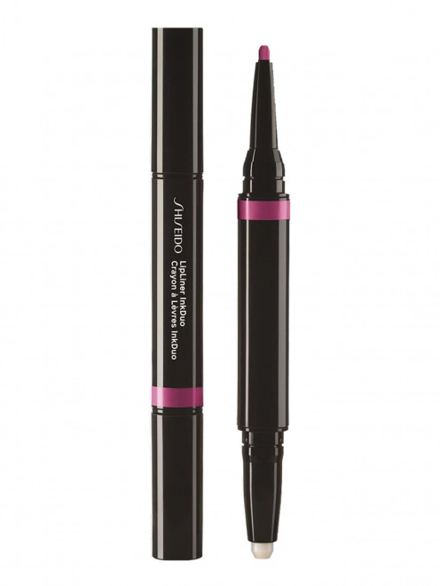 SHISEIDO Автоматический карандаш-праймер для губ InkDuo, 10 Violet, 0.2 г + 0.9 г  Shiseido - Общий вид