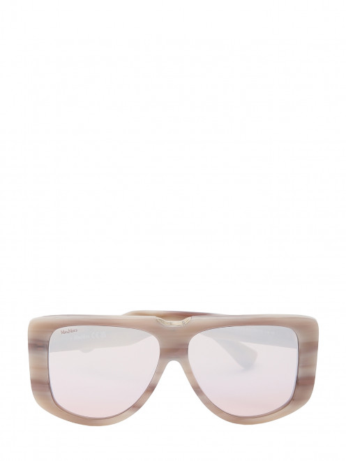 Солнцезащитные очки в оправе с узором Max Mara - Общий вид