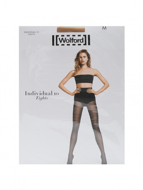 Колготки бежевые 10 den Wolford - Общий вид