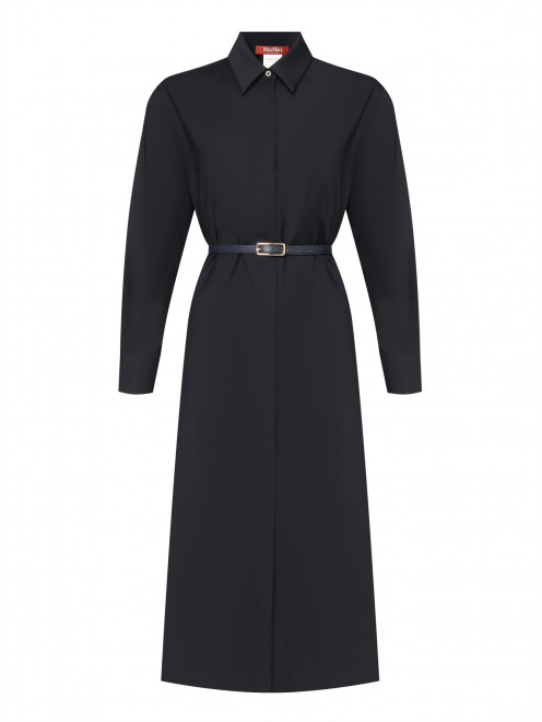 Платье из шерсти с поясом Max Mara - Общий вид